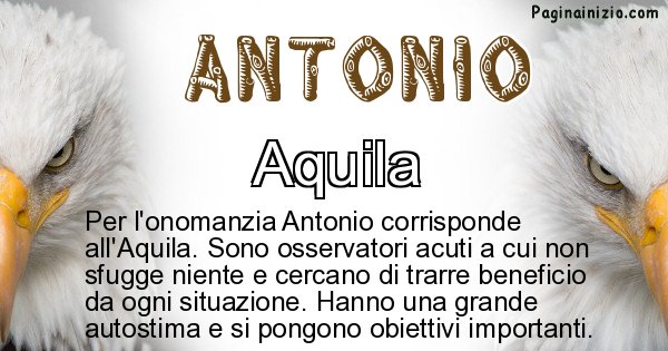 Antonio - Animale associato al nome Antonio