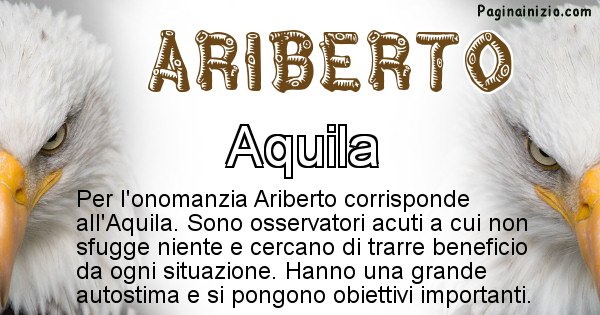 Ariberto - Animale associato al nome Ariberto
