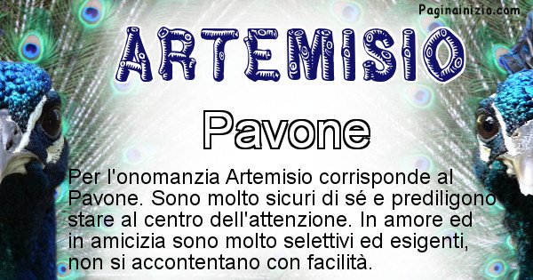 Artemisio - Animale associato al nome Artemisio