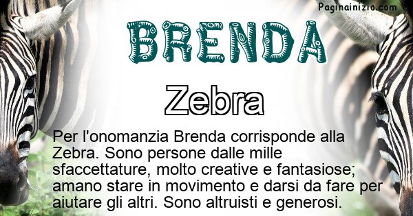 Brenda - Animale associato al nome Brenda