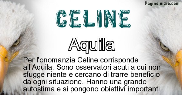 Celine - Animale associato al nome Celine