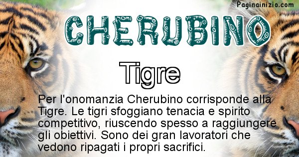 Cherubino - Animale associato al nome Cherubino