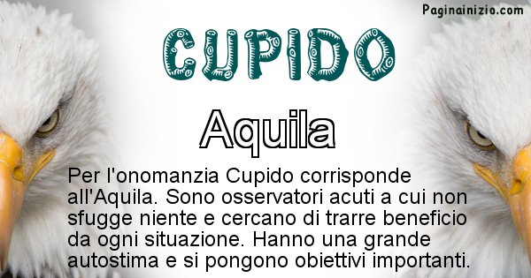 Cupido - Animale associato al nome Cupido