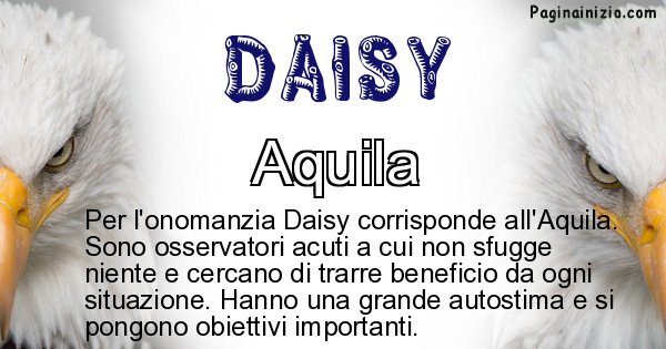 Daisy - Animale associato al nome Daisy