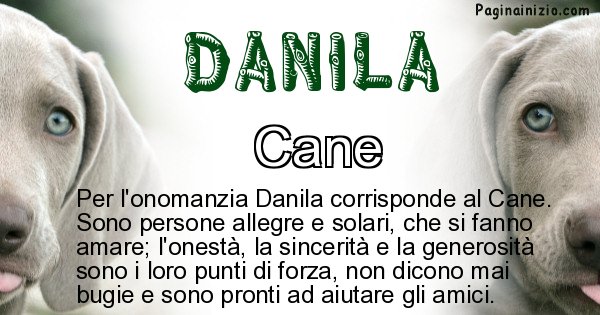 Danila - Animale associato al nome Danila