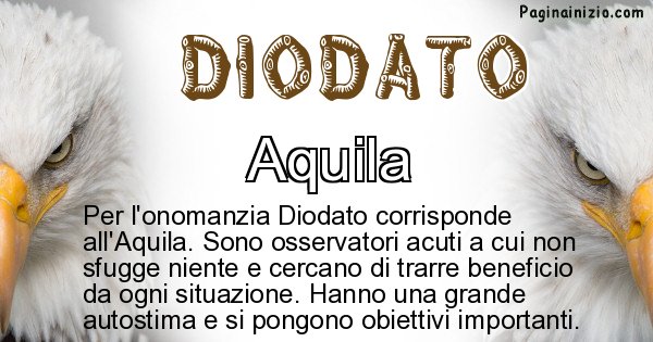 Diodato - Animale associato al nome Diodato