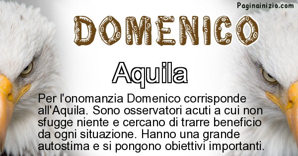 Domenico - Animale associato al nome Domenico