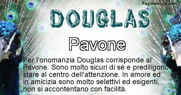 Douglas - Animale associato al nome Douglas