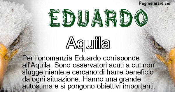 Eduardo - Animale associato al nome Eduardo