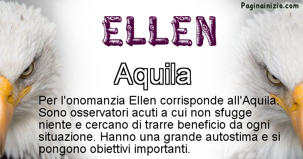 Ellen - Animale associato al nome Ellen