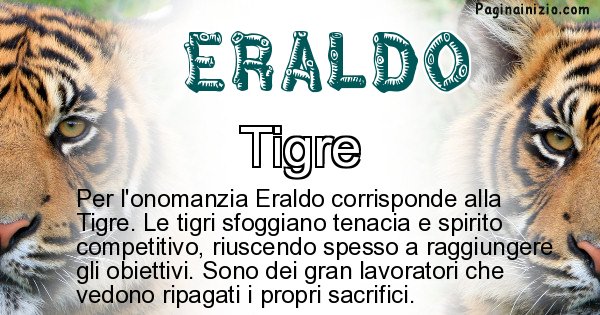 Eraldo - Animale associato al nome Eraldo