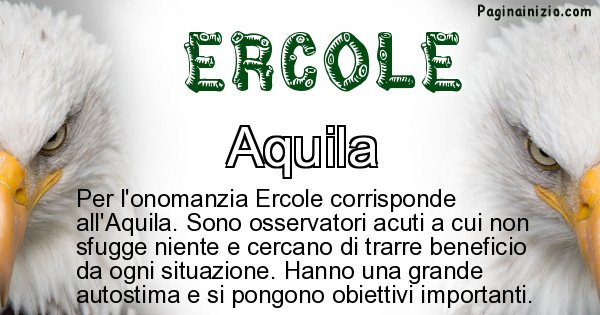 Ercole - Animale associato al nome Ercole