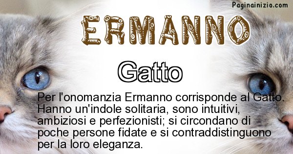 Ermanno - Animale associato al nome Ermanno