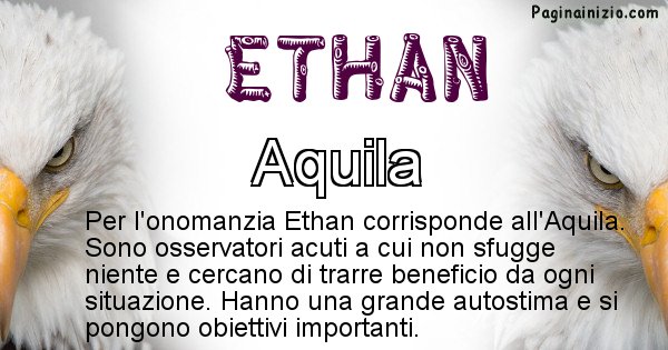 Ethan - Animale associato al nome Ethan