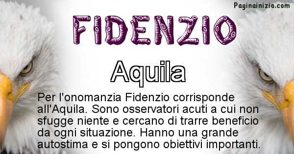 Fidenzio - Animale associato al nome Fidenzio