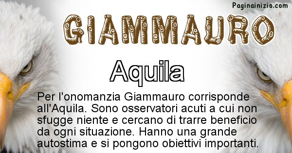Giammauro - Animale associato al nome Giammauro