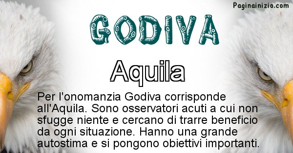 Godiva - Animale associato al nome Godiva