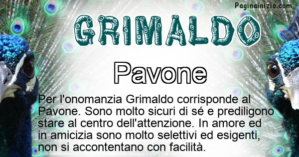 Grimaldo - Animale associato al nome Grimaldo