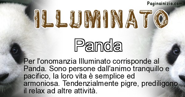 Illuminato - Animale associato al nome Illuminato