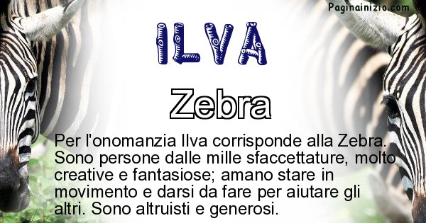 Ilva - Animale associato al nome Ilva