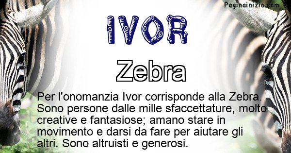 Ivor - Animale associato al nome Ivor