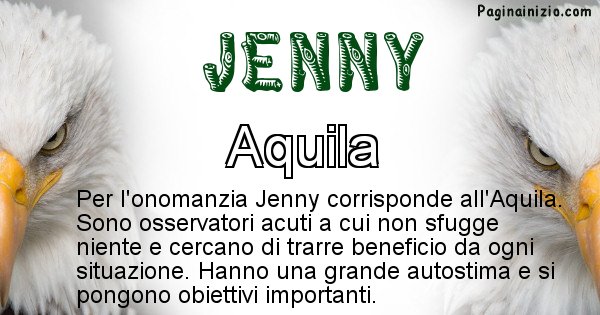 Jenny - Animale associato al nome Jenny
