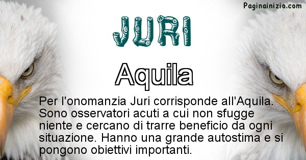 Juri - Animale associato al nome Juri