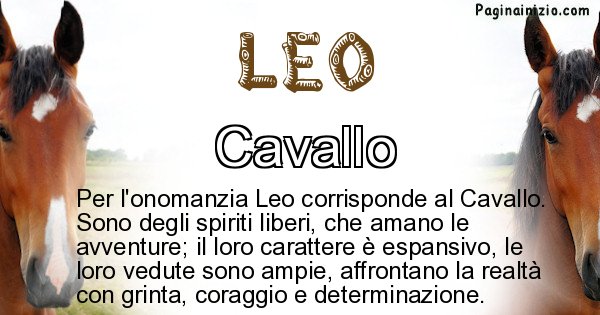 Leo - Animale associato al nome Leo