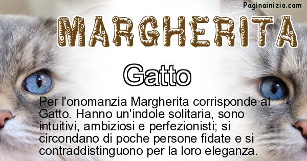 Margherita - Animale associato al nome Margherita