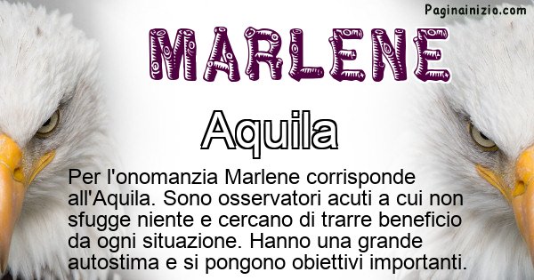 Marlene - Animale associato al nome Marlene