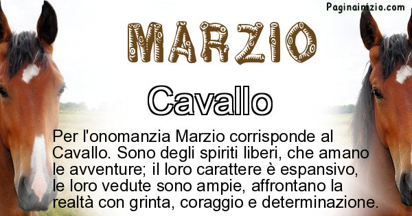 Marzio - Animale associato al nome Marzio