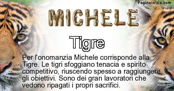 Michele - Animale associato al nome Michele