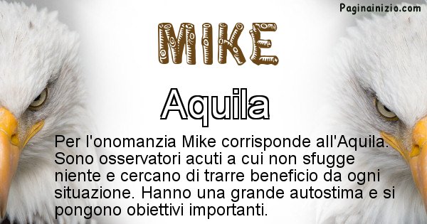 Mike - Animale associato al nome Mike