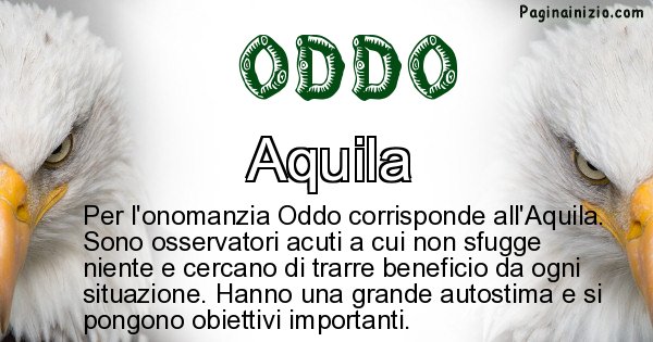 Oddo - Animale associato al nome Oddo