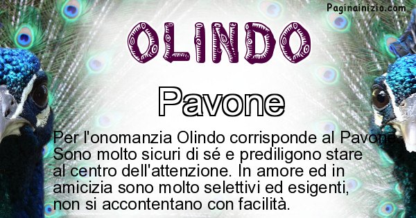 Olindo - Animale associato al nome Olindo