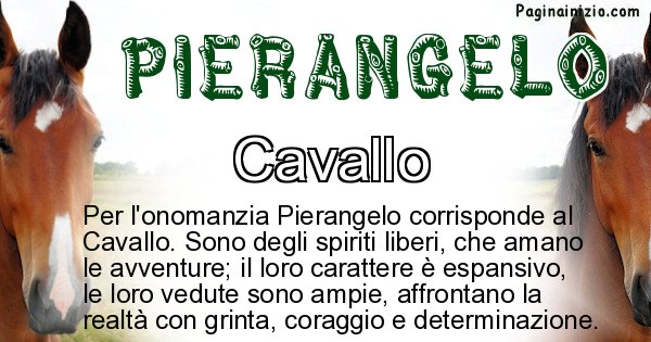 Pierangelo - Animale associato al nome Pierangelo