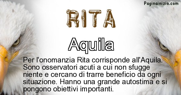 Rita - Animale associato al nome Rita