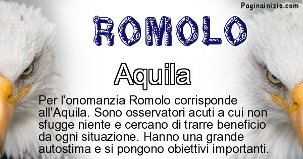 Romolo - Animale associato al nome Romolo