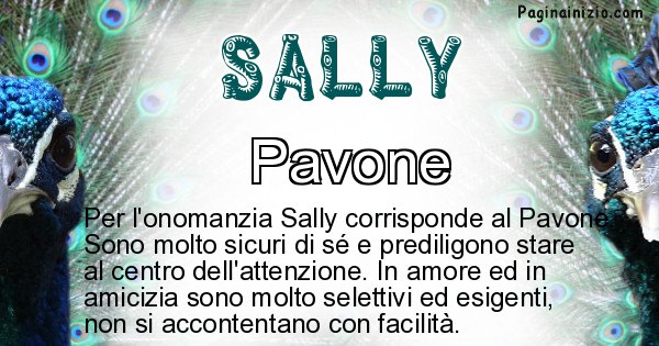 Sally - Animale associato al nome Sally