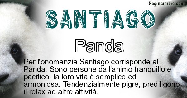Santiago - Animale associato al nome Santiago