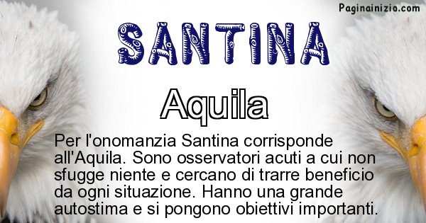 Santina - Animale associato al nome Santina