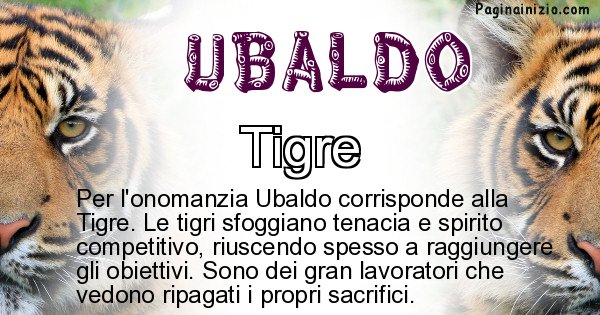 Ubaldo - Animale associato al nome Ubaldo