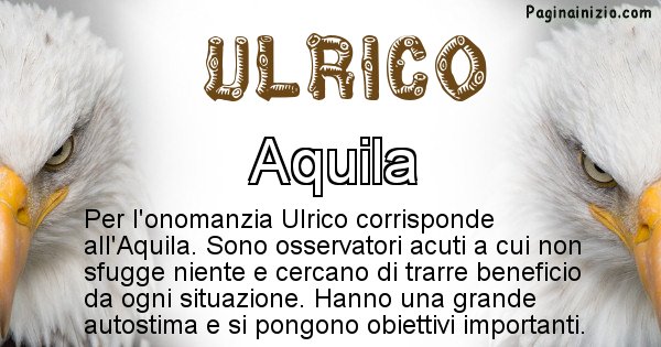 Ulrico - Animale associato al nome Ulrico