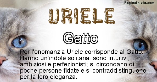 Uriele - Animale associato al nome Uriele