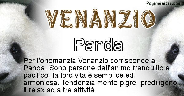 Venanzio - Animale associato al nome Venanzio