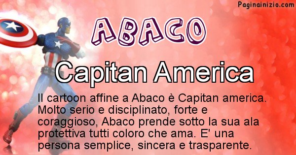 Abaco - Personaggio dei cartoni associato a Abaco