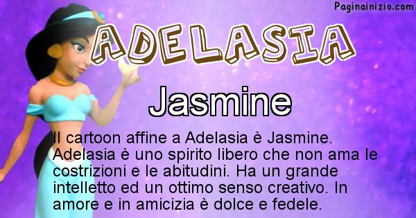 Adelasia - Personaggio dei cartoni associato a Adelasia