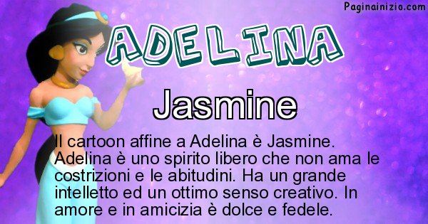 Adelina - Personaggio dei cartoni associato a Adelina