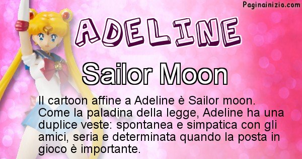 Adeline - Personaggio dei cartoni associato a Adeline