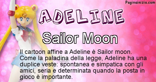 Adeline - Personaggio dei cartoni associato a Adeline